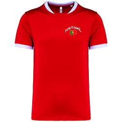 Supportershop Herren Portugal T-Shirt, rot, XS von Supportershop