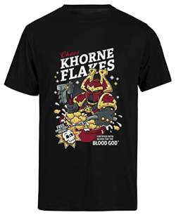 Chaos Khorne Flakes Schwarzes Kurzarm-T-Shirt Herren T-Shirt von Suzetee