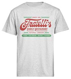 Fratellis Restaurant Goonies Astoria Oregon Graues Kurzarm-T-Shirt Herren T-Shirt von Suzetee