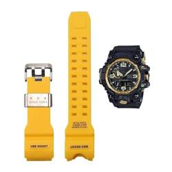 Camouflage-Harzarmband, passend for Casio G-SHOCK GWG-1000 Mudmaster Herren-Ersatzband, Nachrüstung von Uhrenzubehör (Color : GWG-yellow-S, Size : GWG1000) von Svincoter