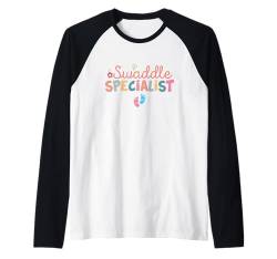 Puck-Spezialist Krankenschwester Postpartum Krankenschwester Mutter Baby Krankenschwester Raglan von Swaddle Specialist Nurse Appreciation Apparel