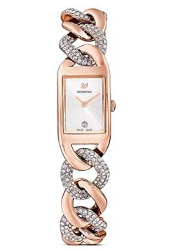 Swarovski Damen Uhr 5519327 Cocktail, Metallarmband, roséfarben, rosé vergoldetes PVD-Finish von Swarovski