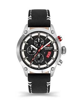 Swiss Military Herren Analog Quarz Uhr mit Leder Armband SMWGC2101401 von Swiss Military by Chrono