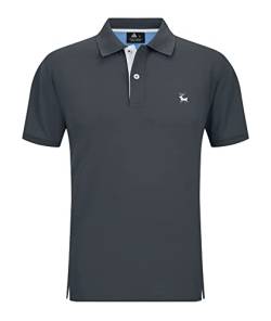 SwissWell Herren Kurzarm Poloshirt Atmungsaktiv Schnelltrocknend T-shirt Golf Sommer Poloshirts Männer Knopfleiste Polohemd von SwissWell