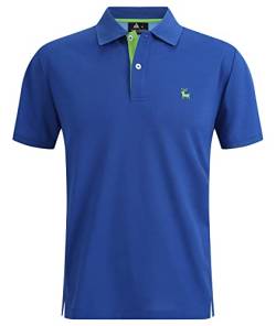 SwissWell Herren Kurzarm Poloshirt Atmungsaktiv Schnelltrocknend T-shirt Golf Sommer Poloshirts Männer Knopfleiste Polohemd von SwissWell