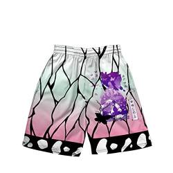 Sybnwnwm Anime Y2K Shorts Quick Dry Beach Board Shorts Cosplay Sommer Schwimmen Surfen Strand Trunks, N, L/XL von Sybnwnwm