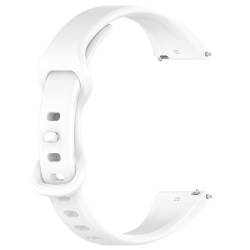 Sylphicryst-Armband Kompatibel mit Galaxy Watch 6 classic/Watch 5/Watch 4,Schnellverschluss Silicone-Band für Männer und Frauen,Wasser- und schweißbeständig,Weiß von Sylphicryst