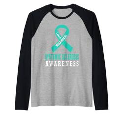 Systemic Sklerose Awareness Warrior Teal Ribbon Support Raglan von Systemic Sclerosis Awareness Products (Lwaka)