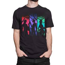 T-Nerds - Fighting Girls - Herren T-Shirt M - schwarz von T-Nerds