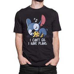 T-Nerds - I Can't Go Stitch - Herren T-Shirt 5XL - schwarz von T-Nerds