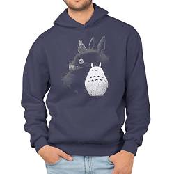 T-Nerds - Inking Totoro - Herren Hoodie 5XL - Navy von T-Nerds