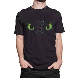 T-Nerds - The Eyes of The Dragon - Herren T-Shirt 5XL - schwarz von T-Nerds