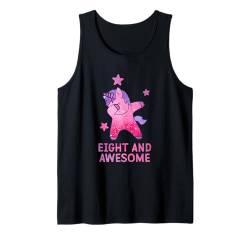 8. Geburtstag T-Shirt Geschenk Einhorn Mädchen Achtjährig 8 Tank Top von T-Shirt zum 8. Geburtstag Junge Mädchen Mädchen