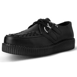 T.U.K. Vegan Viva Low Creeper - Herren & Damen Schuhe - Farbe Black TUKskin™ - Größe EU43 von T.U.K.