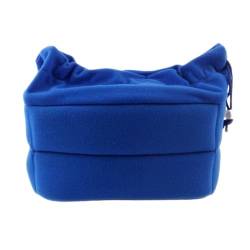 TAIGUHUI Kameratasche Kamera-Zubehör for Canon Nikon Sony Fotografie Schutzkameraobjektiv Cas Partition gepolsterte Tasche Kamera Einsatztasche Fototasche(Blue) von TAIGUHUI