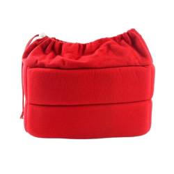 TAIGUHUI Kameratasche Kamera-Zubehör for Canon Nikon Sony Fotografie Schutzkameraobjektiv Cas Partition gepolsterte Tasche Kamera Einsatztasche Fototasche(Red) von TAIGUHUI