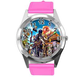 Armbanduhr FG2, Leder, rund, Pink von TAPORT