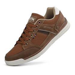 TARELO Sneaker Herren Freizeitschuhe Mode Schuhe Braun 41 von TARELO SINCE 1986