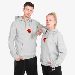 Damen/Herren Basketball Kapuzenpullover NBA Chicago Bulls - Hoodie 900 grau von TARMAK