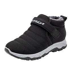 TDEOK Bequeme rutschfeste Walking Sportschuhe,Herren Schuhe Winter Mit Klettverschluss,Runde Zehe Männer Winterschuhe,Schuhe Herren Sportlich,Weiche Sohle Atmungsaktive Schuhe,Turnschuhe,Laufschuhe von TDEOK