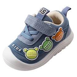 TDEOK Mesh Sportschuhe Kinder Baby Kleinkind Schuhe Rutschfeste Gummisohle Outdoor Kleinkind Wanderschuhe Infant Outfit Babyschuhe 4 Monate Junge (Sky Blue, 20 Infant) von TDEOK