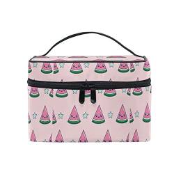 Kosmetiktasche mit niedlichem Cartoon-Wassermelonen-Motiv, für Damen, Kulturbeutel, Zug, siehe abbildung, Einheitsgröße, Rucksack, Rucksäcke von TDTRADD