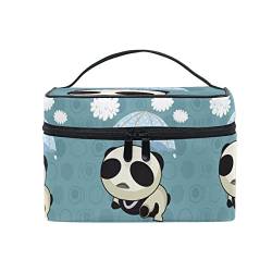 Kosmetiktasche mit niedlichem Panda-Motiv, für Damen, Kosmetiktasche, Zug, siehe abbildung, Einheitsgröße, Rucksack, Rucksäcke von TDTRADD