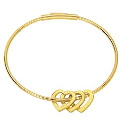 TDZTMNDNB Armbänder, Liebesherz-Armband, Damen-Charm-Armbänder, Glieder-Charm-Armband in meinem Herzen für Frauen, Teenager, Mädchen, Schmuck von TDZTMNDNB