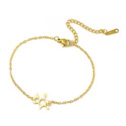 TEAMER Koffein Molekül Armband Kaffee Anhänger Koffein Schmuck für Kaffee-Liebhaber Barista Wissenschaftler Chemiker Lehrerin (Gold) von TEAMER