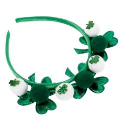 TEMPNAP Haarschmuck von St. Patrick Stirnbänder Haarschleifen st patricks day haarschmuck party haarreif dekoration tragegurt st patricks day boppers st. Patricks Day Haarreifen Polyester von TEMPNAP