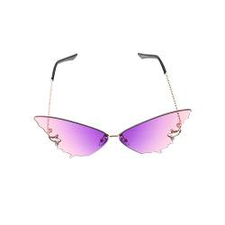 TENDYCOCO 1Stk Schmetterlings-Sonnenbrille große sonnenbrille sonnenbrillen trends Vintage Feuerbrille Modebrillen für Frauen schnapsgläser Frau Sonnenbrille geformte Sonnenbrille Violett von TENDYCOCO