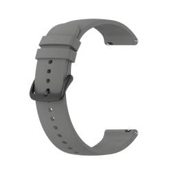 THBGTCNQ 22 mm Silikon-Uhrenarmband for Smartwatch, Armband for Quarzuhr, Schnellwechselarmband, Uhrenzubehör(Dark Gray) von THBGTCNQ