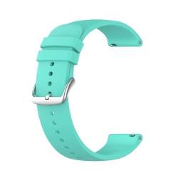 THBGTCNQ 22 mm Silikon-Uhrenarmband for Smartwatch, Armband for Quarzuhr, Schnellwechselarmband, Uhrenzubehör(Mint Green) von THBGTCNQ