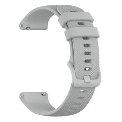 THBGTCNQ Sport-Uhrenarmband aus Silikon for Smartwatch-Armband, 22 mm, 20 mm, weiches Armband, Uhrenarmband, schneller Austausch, Uhrenzubehör(Gray,22mm) von THBGTCNQ