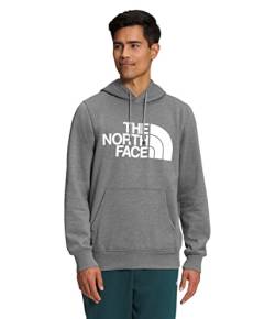 The North Face Men’s Half Dome Pullover Hoodie Sweatshirt, TNF Meld Grey Heather/TNF Whitet, X-Large von THE NORTH FACE