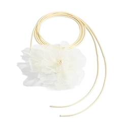 THINCAN Mode Spitze Halskette Colliers Für Frauen Spitze Neckband Kragen Blume Rose Sommer Winter Halsband Club Party Sexy Schmuck von THINCAN