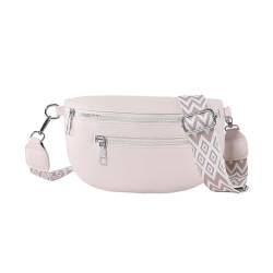 TIAASTAP Umhängetasche Damen klein Bauchtasche Damen Stylisch Brusttasche Crossbody Bag Damen Breiter Gurt Crossbag Gürteltasche Bodybag Women's Cross-body Bags von TIAASTAP