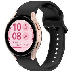 TINGYR Armband Kompatibel mit Samsung Galaxy Watch 4 40mm, Schlank, Einfach zu Ersetzen, Ersatzbänder Ansehen Kompatibel mit Samsung Galaxy Watch 4 40mm.Schwarz von TINGYR