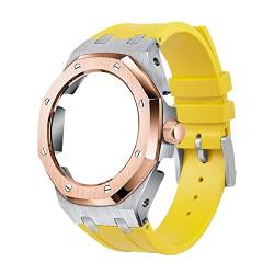 TINTAG Weiches Silikonband und Metallgehäuse für GA2100-4A Mod Nachrüstsatz, Einheitsgröße, Achat von TINTAG