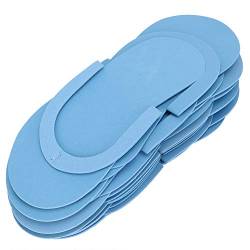 12 Paar Einweg-Flip-Flops, Spa-Flip-Flops, Einweg-Pediküre-Hausschuhe Nail Art Flip-Flops 3 mm Dicke Tragbare Hausschuhe für das Hotel Travel Spa Center 42 Indoor Outdoor(Blau) von TMISHION