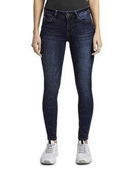 Tom Tailor Denim Damen Jona Extra Skinny Jeans, 10282 - Dark Stone Wash Denim, 25/30 von TOM TAILOR Denim