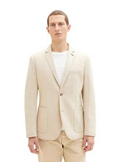 TOM TAILOR Herren 1037183 Sakko, 29114 - Beige Pique Melange, 52 von TOM TAILOR