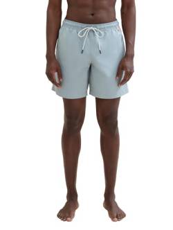 TOM TAILOR Herren Basic Badeshorts, grey mint, L von TOM TAILOR