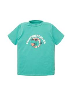 TOM TAILOR Jungen 1036033 Kinder T-Shirt, 16945 - Light Fern Green, 92 von TOM TAILOR