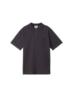 TOM TAILOR Jungen Kinder Oversized Fit Basic Jersey Polo Shirt, 29476 - Coal Grey, 140 von TOM TAILOR