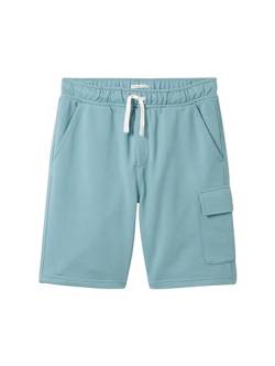 TOM TAILOR Jungen Kinder Sweat Cargo Shorts, Smoked Green, 146 von TOM TAILOR