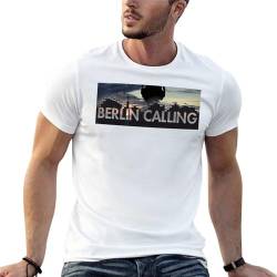 Berlin Calling Paul Kalkbrenner Elettronic Music Oversize T Shirt Printed Men'S Clothes Short Sleeve Streetwear Tops Tee White S von TOVE