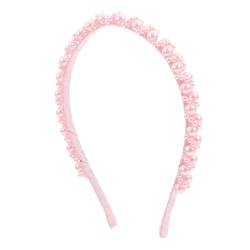 TOVINANNA Perlen Stirnband Haarschmuck Für Frauen Zarte Stirnbänder Haarreifen Spa Stirnbänder Für Frauen Dekorative Stirnbänder Make Up Stirnband Hautpflege Stirnbänder von TOVINANNA