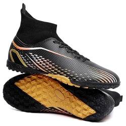 TRECERO Herren Fußballschuhe Profi Sportschuhe AG TF Herren und Damen Fußballschuhe Kinder und Studenten Fußballschuhe (schwarz R,36) von TRECERO