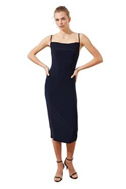 TRENDYOL Damen Twoss19ad0020 Dress, Marineblau, M EU von TRENDYOL